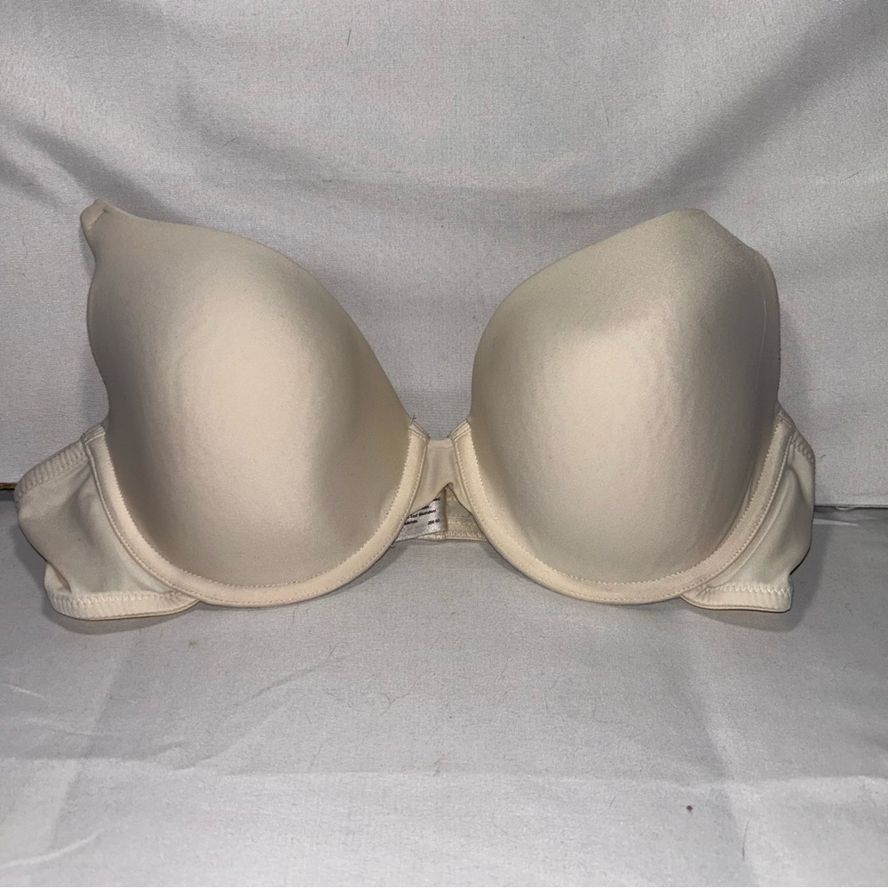 Maidenform Bra One Fab Fit Everyday Demi Underwire Nude Bra Size 36D 7959